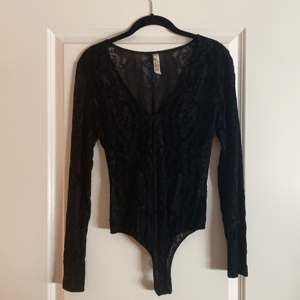Free People Lace Bodysuit